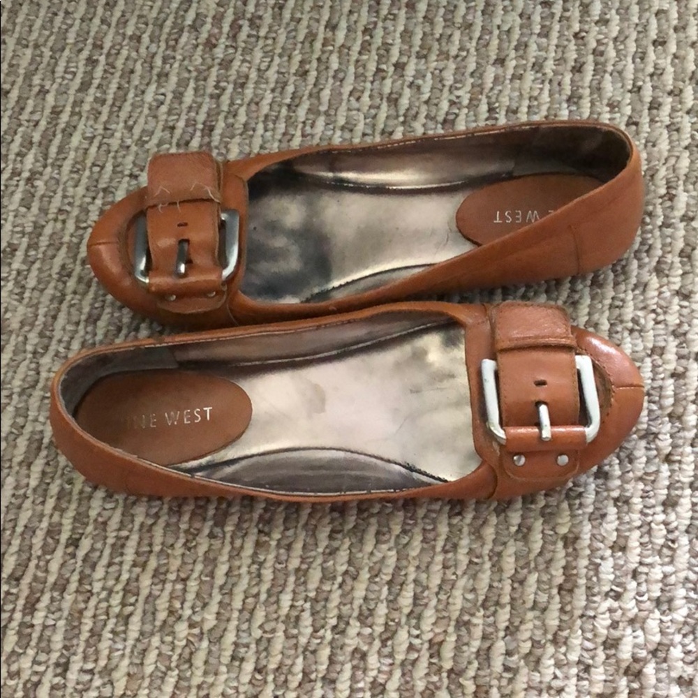Brown Leather flat